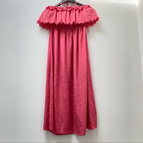 Rebecca Taylor Punched Halter Dress Women Size 2 - Picture 6 of 9